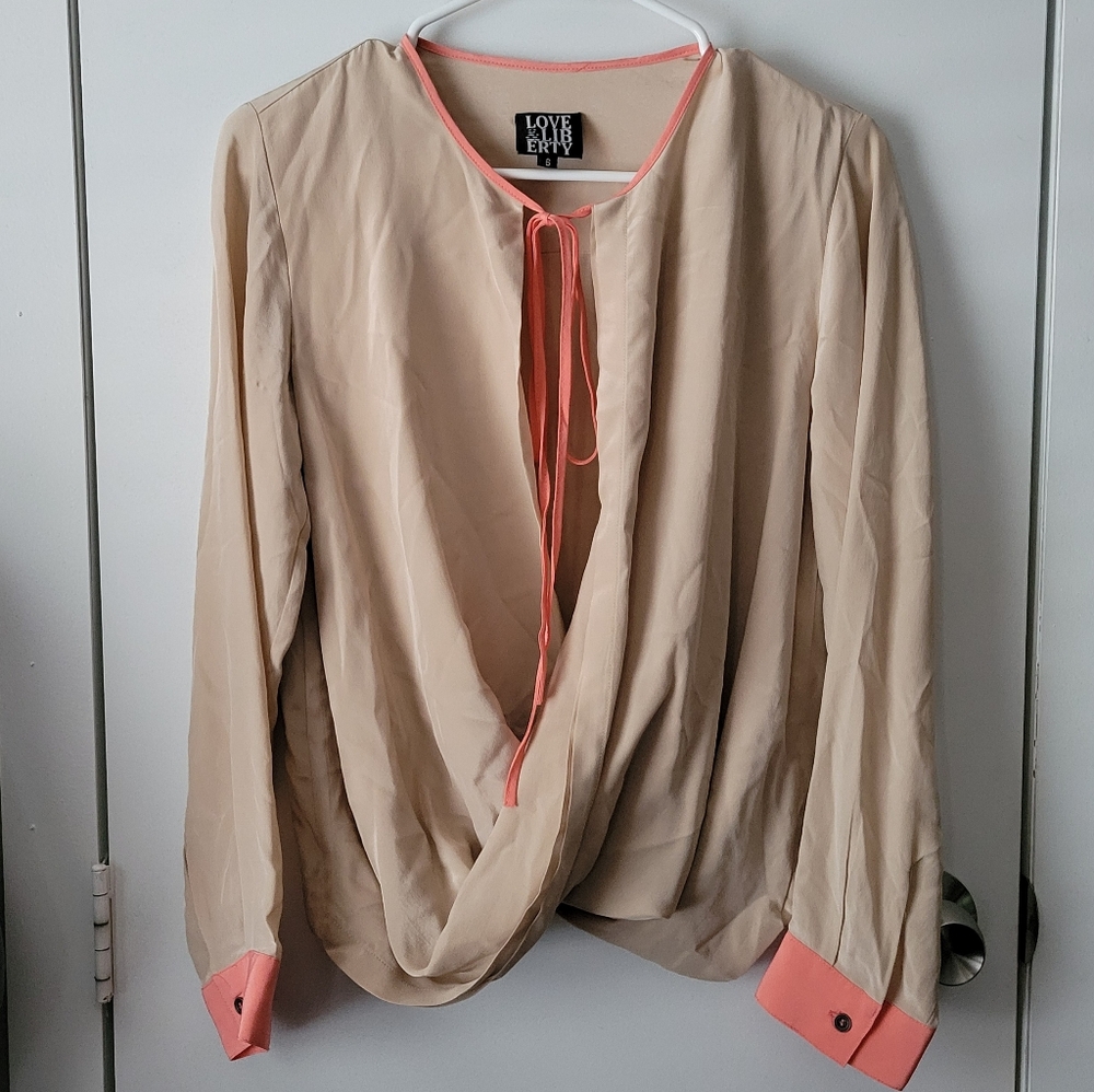 Love & Liberty silk blouse